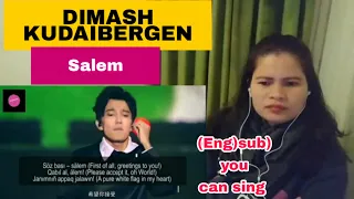 DIMASH KUDAIBERGEN " SALEM" - REACTION