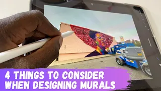 How to paint a mural series: (4 areas to consider when designing Mural)