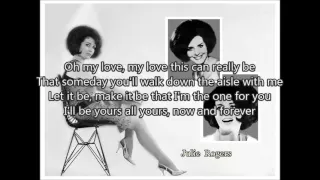 JULIE ROGERS -The wedding (1964 ) with lyrics