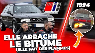 Cette RS2 arrache le bitume (elle fait des flammes ! 🔥)