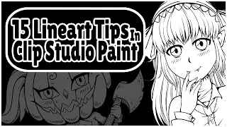 How to Quickly Improve your Digital Lineart || Clip Studio Paint Tutorial #4