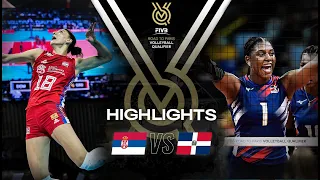 🇷🇸 SRB vs. 🇩🇴 DOM - Highlights | Women's OQT 2023