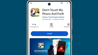 Don't Touch My Phone AntiTheft App || How To Use Don't Touch My Phone AntiTheft