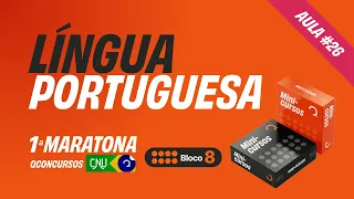 CNU - Bloco 8 - Aula de Língua Portuguesa: Estrutura das Palavras | #maratonaqc