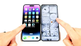 iPhone 14 Pro Max vs Nothing Phone 2 Speed Test