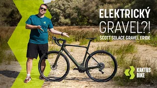 Elektrický gravel?! - Scott Solace Gravel eRIDE 30