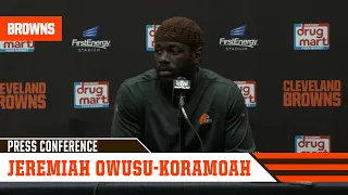 Jeremiah Owusu-Koramoah Postgame Press Conference vs. Bears | Cleveland Browns