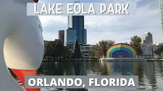 Lake Eola Park | Downtown Orlando, Florida | Swan Boat Rentals