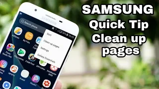 Samsung Quick Tip | Clean up pages