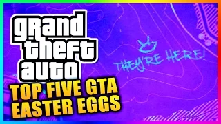 Top 5 "EASTER EGGS" In Grand Theft Auto! - GTA 5, Vice City & San Andreas Easter Eggs! (GTA Secrets)