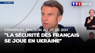 Emmanuel Macron : "la sécurité des Français se joue en Ukraine"