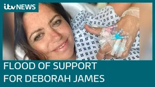 Deborah James receives outpouring of public support as cancer fundraising exceeds £1m | ITV News