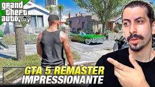 GTA 5 (V) REMASTER impressionante feito por uma pessoa - React e Comentários