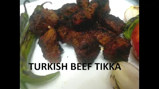 Turkish Kebab Recipe |   How To Make & Cook Turkish Beef Tikka