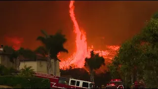 This is what a lethal fire tornado looks like