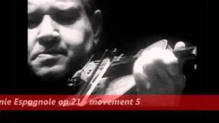 David Oistrakh plays Lalo Symphonie espagnole op.21 movement 5 (1955) Jean Matinon