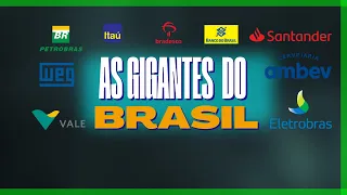 AS 10 MAIORES EMPRESAS DO BRASIL EM 2023 (ELAS VALEM BILHÕES R$)