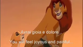 We Are One (Lion King 2) Italian w/Subs & Translation