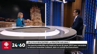 100 $ pour rencontrer la ministre Geneviève Guilbault | 24•60