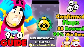 Duo Showdown Challenge Brawl stars | Duo showdown challenge Guide | 9-0 Guide | Confirmed Maps