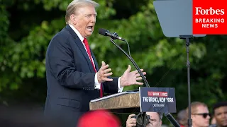 Trump Touts His Record As Building In NYC At Campaign Rally In The Bronx