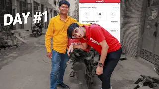 Working 24 HOURS as a ZOMATO RIDER and Earning Rs ___?