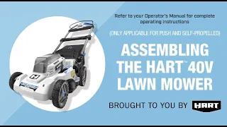 Assemble HART 40V Lawn Mowers