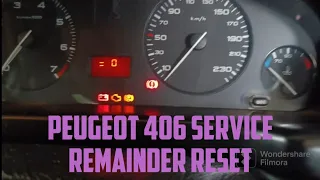 Peugeot 406 Service Remainder Reset#peugeot #peugeot406 #citroen #car