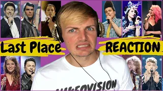 REACTING TO ALL EUROVISION  LAST PLACES // FINALS