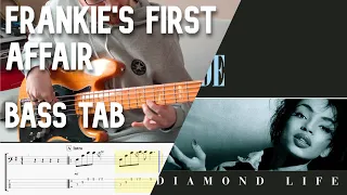 Sade - Frankie's First Affair // Bass Cover // Play Along Tabs and Notation