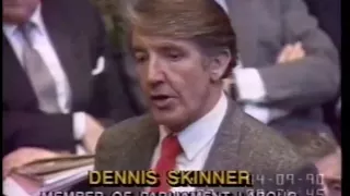 Margaret Thatcher Vs Denis Skinner