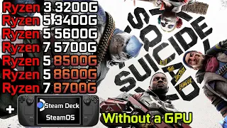 Suicide Squad - Ryzen 3 3200G - Ryzen 5 3400G - 5600G - 8500G - 8600G - Ryzen 7 5700G - 8700G