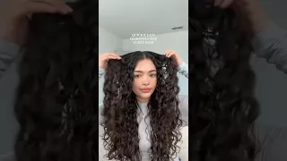 Quick & easy curly hairstyles ✨ #curlyhair #curlyhairstyles #curlygirl #hairstyle #hairtutorial