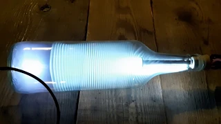 Rayon Cathodique dans une bouteille (Cathode ray bottle) 60KV 10mA DC reverse polarity