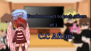 Fandom React to each other pt 1: C.C Afton