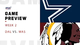 Dallas Cowboys vs. Washington Redskins Week 2 NFL Game Preview