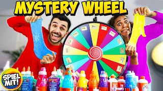 MYSTERY WHEEL SLIME CHALLENGE! Wer hat MEHR GLÜCK?!