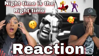 OMG THIS IS AN AMAZING SOUND!!! RAY CHARLES - NIGHT TIME IS THE RIGHT TIME (REACTION)