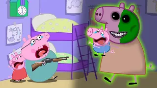 Zombie Apocalypse,Peppa Pig's mother turned into a zombie ??? | Peppa Pig Funny Animation