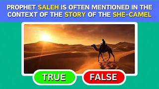 True or False Prophets Edition | Islamic Quora