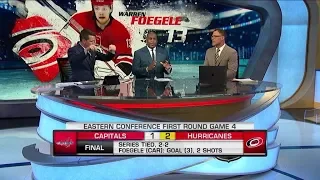 NHL Tonight: Warren Foegele Talk: Foegele's early goal helps Carolina beat Washington  Apr 18,  2019