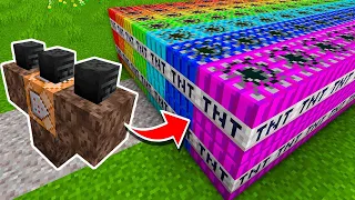 Wither Storm vs all TNT in Minecraft!