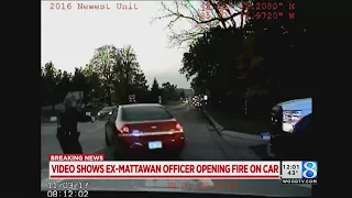 Video shows ex-Mattawan officer opening fire on car