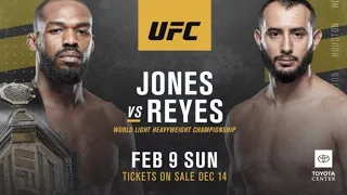 UFC247 Jon Jones VS Dominick Reyes