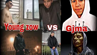 حرب الكلاشات فالراب المغربي 2023 (بيف كامل) Gjma vs Young zow [فنضركم الخوت شكون لي ربح البيف]