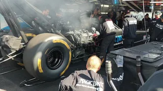 *4K* NHRA TOP FUEL THROTTLE WHACK - UP CLOSE AND PERSONAL