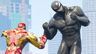 GTA 5 AVENGERS PART II : VENOM KIDNAPPED IRON MAN - SPIDERMAN AND THOR CAME TO HELP #gta5