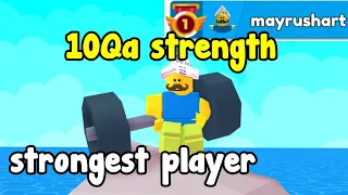 I Trained For 48 Hours And Got 10Qa Strength! - Arm Wrestle Simulator