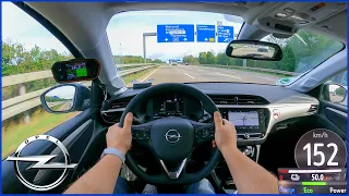 Opel Corsa-e [ELECTRIC!] (2021) - Autobahn Top Speed Drive POV
