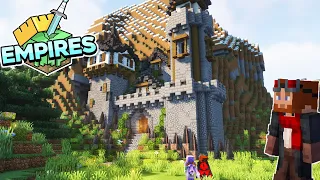 EMPIRES SMP - Building the Alliance Castle Base with @GeminiTayMC  and @TheMythicalSausage